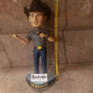 Tim McGraw Nashville Music City Bobblehead - Blue & Gray